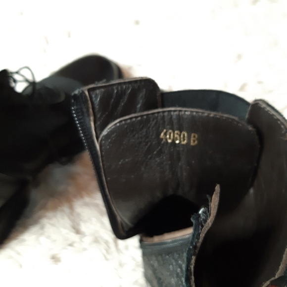 LAURA bellariva leather combat boots - Picture 8 of 14